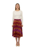 Modest Chevron Midi Skirt image 0