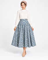 Floral Midi Skirt – 28 Inch