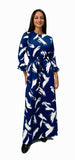 Maxi Dress Leah Plus Size #2220-6 image 0