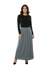 Modest Basic Skirt Plus Size - 3 Lengths / 4 Colors image 0