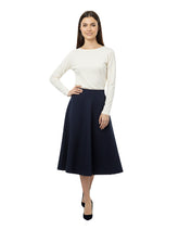 Modest Midi Flair Skirt Basic / 2 Colors image 0