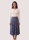 Off-white long sleeve modest layering shell