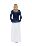 Modest Top Navy Lace image 2