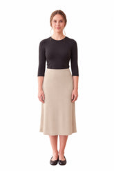 Black 3/4 sleeve modest layering shell