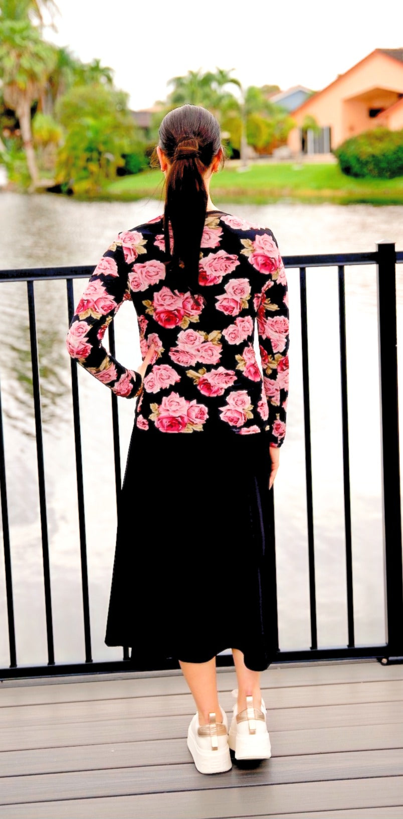 Modest Top Sheerly Rosey image 2