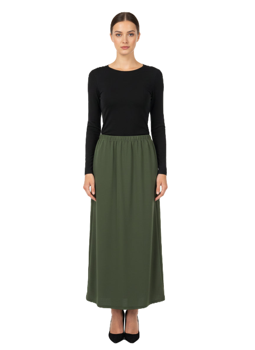 Modest Basic Skirt Plus Size - 3 Lengths / 4 Colors image 5