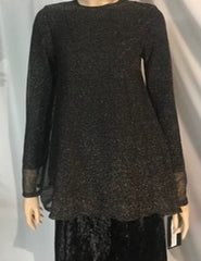 Modest Top Black & Gold Speckle image 0