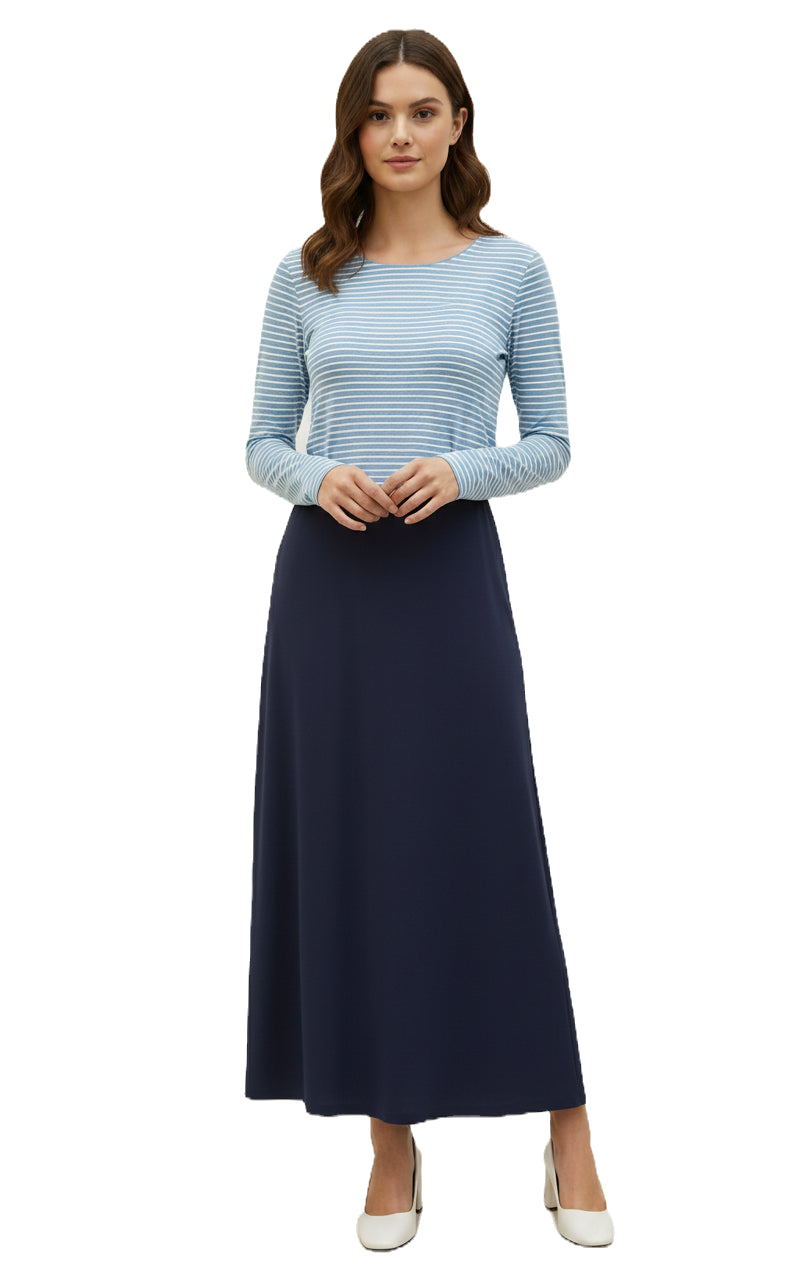 Modest Striped Top/Shell - 3 Colors Plus Size image 0