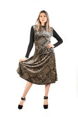 Modest Top Velvet Mixed Print image 3