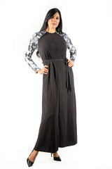 Modest Robe Front Zipper Black image 0