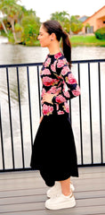 Modest Top Sheerly Rosey image 1