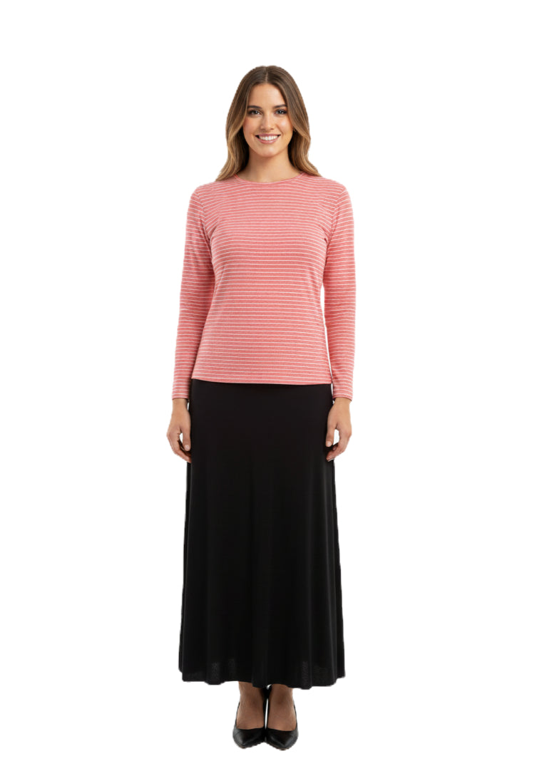 Modest Striped Top/Shell - 3 Colors Plus Size image 3