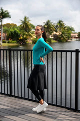 Modest Swim Skirt With Attached Leggings Plus Size image 1