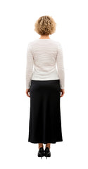 Modest Top White Waves Plus Size image 2