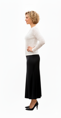 Modest Top White Waves Plus Size image 1