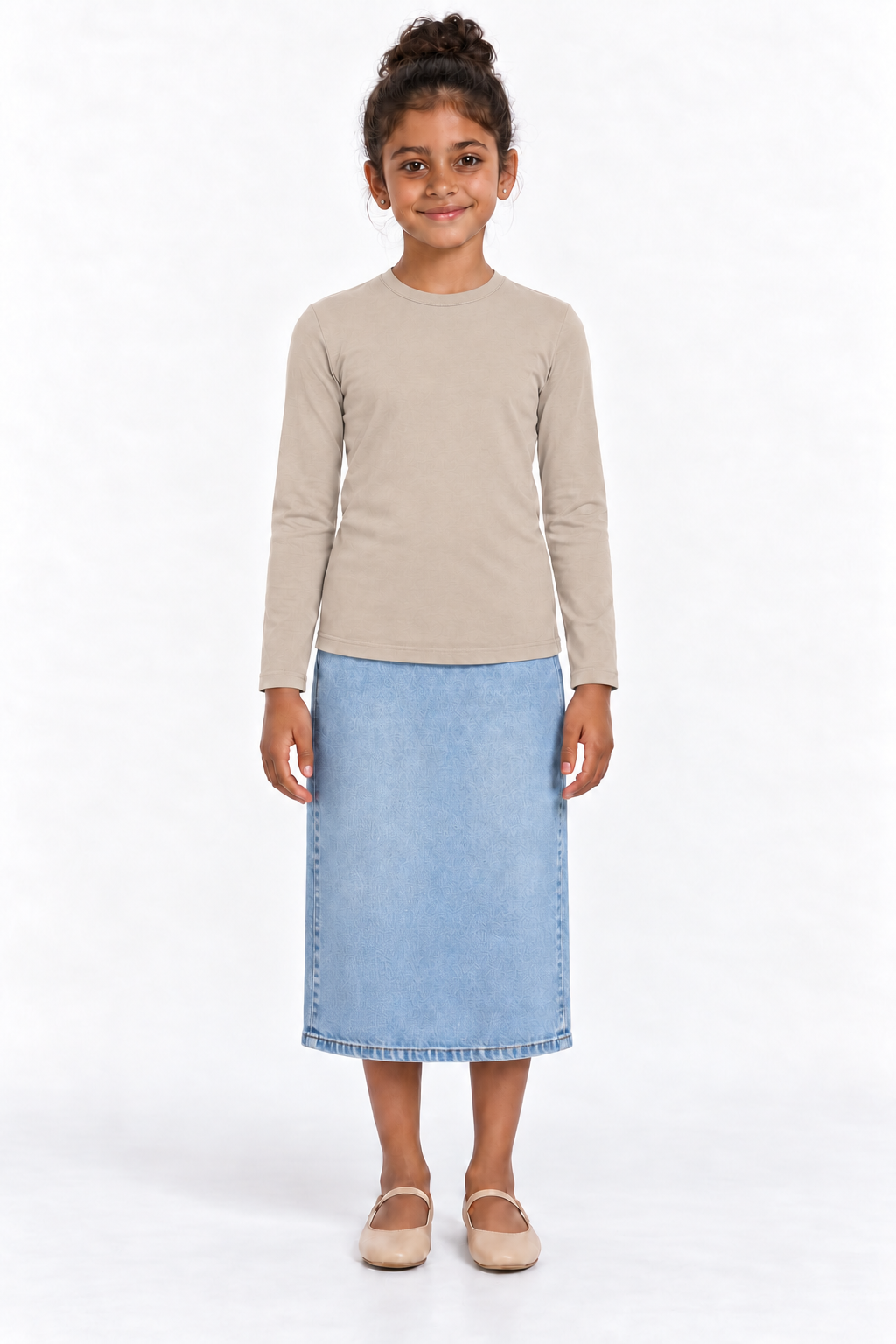 DS Girls Cotton Layering Shell – Long Sleeve