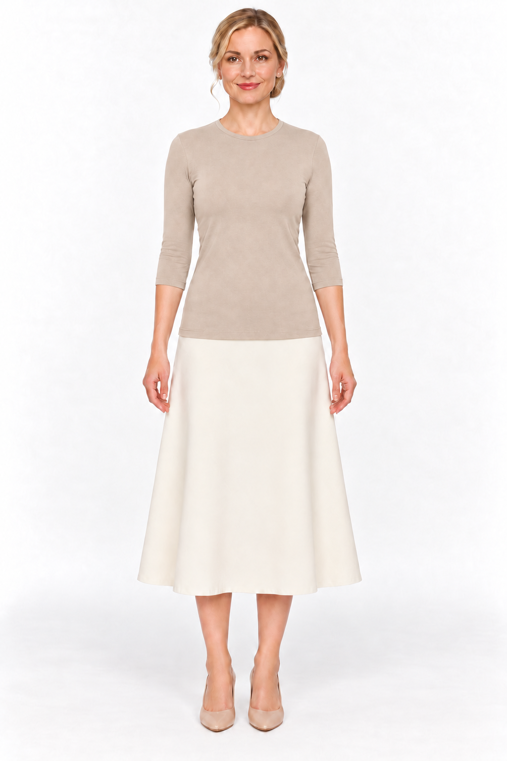 Cotton Layering Shell – 3/4 Sleeve