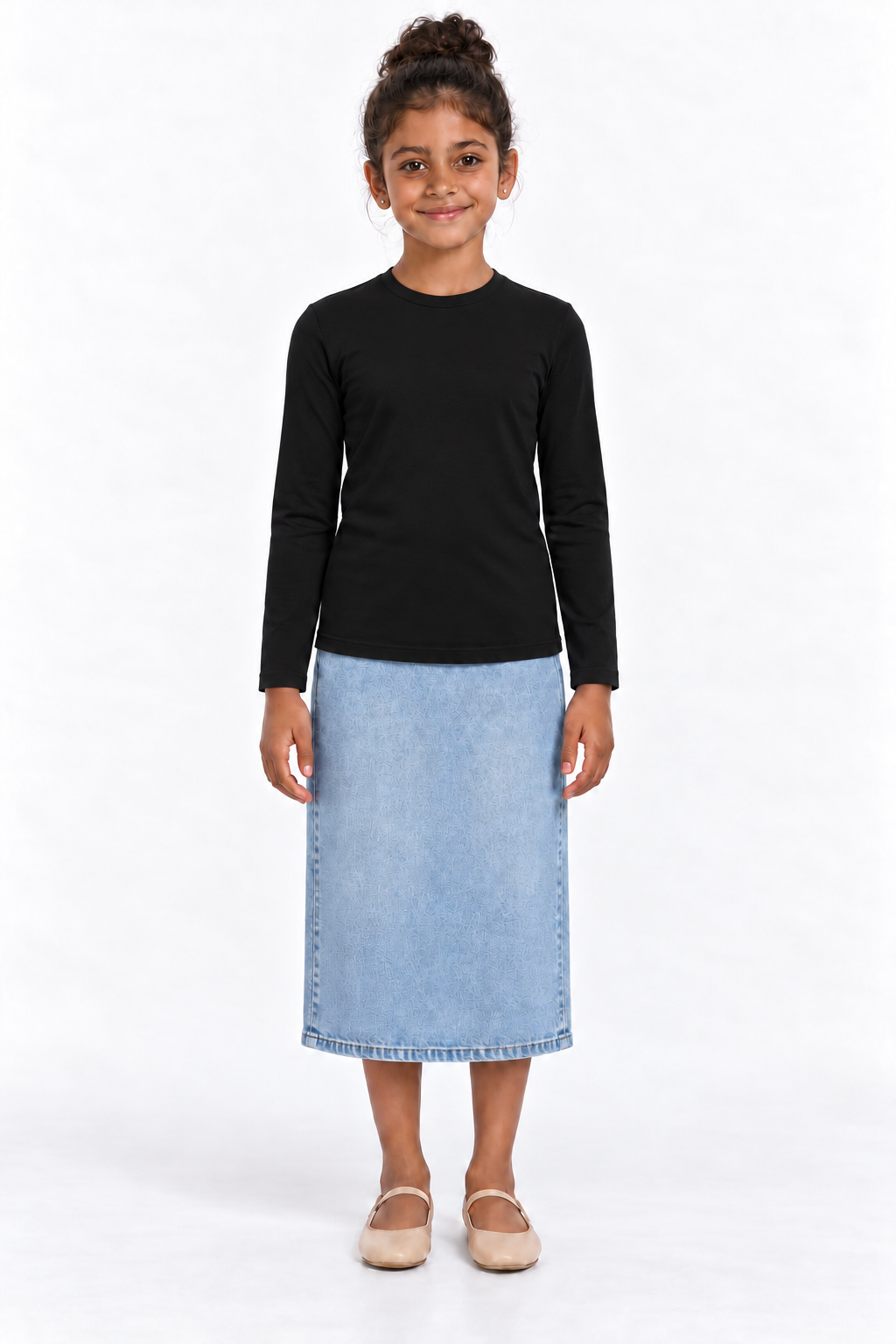 DS Girls Cotton Layering Shell – Long Sleeve