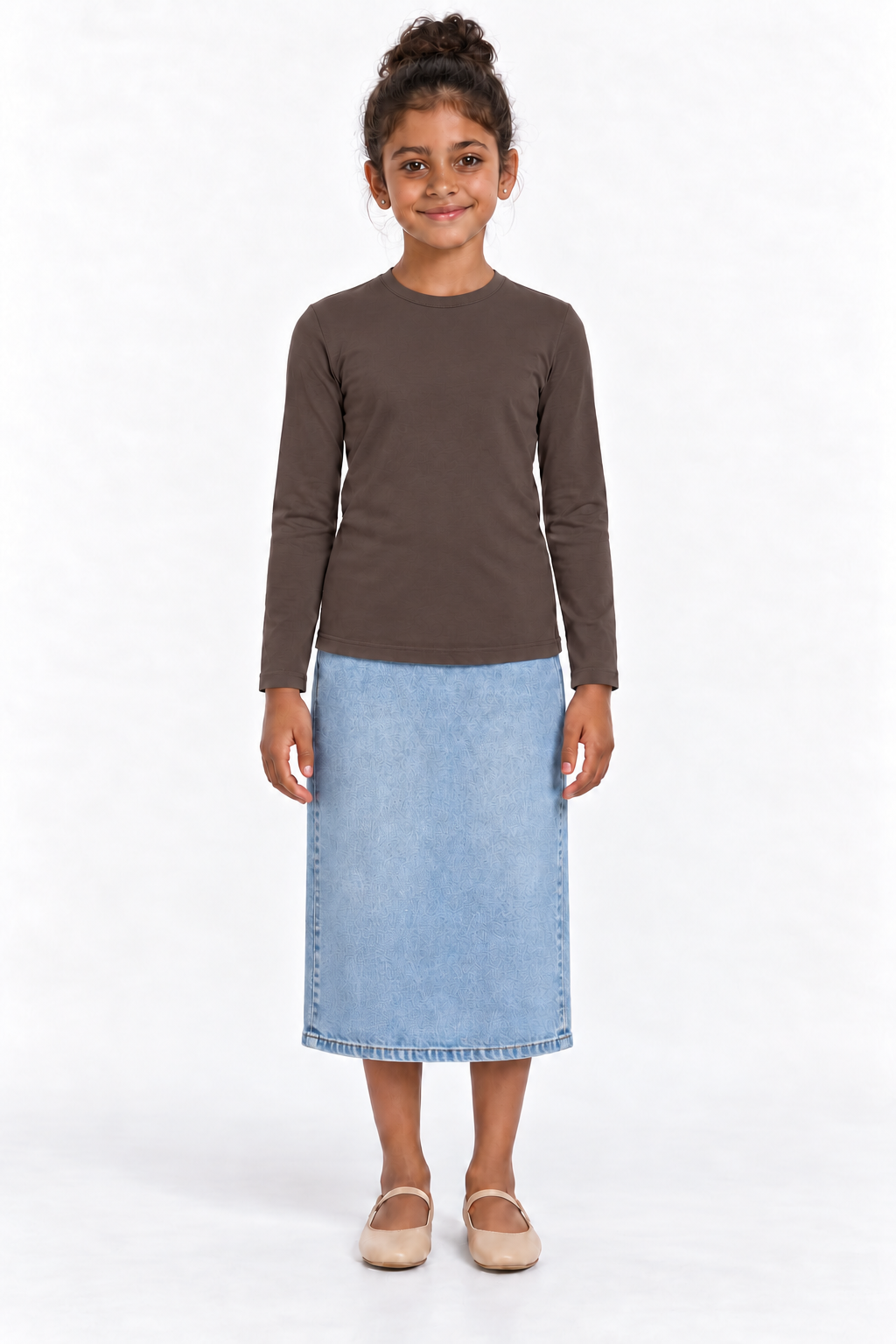 DS Girls Cotton Layering Shell – Long Sleeve