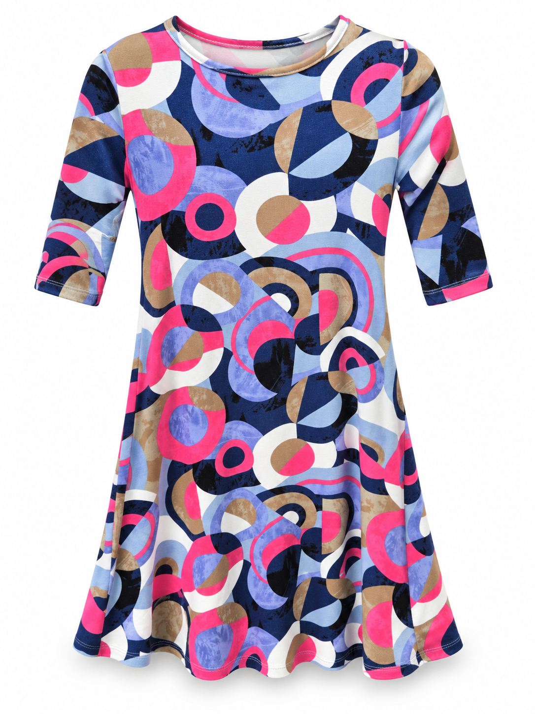DS Girls Multi-Color Print Active Dress