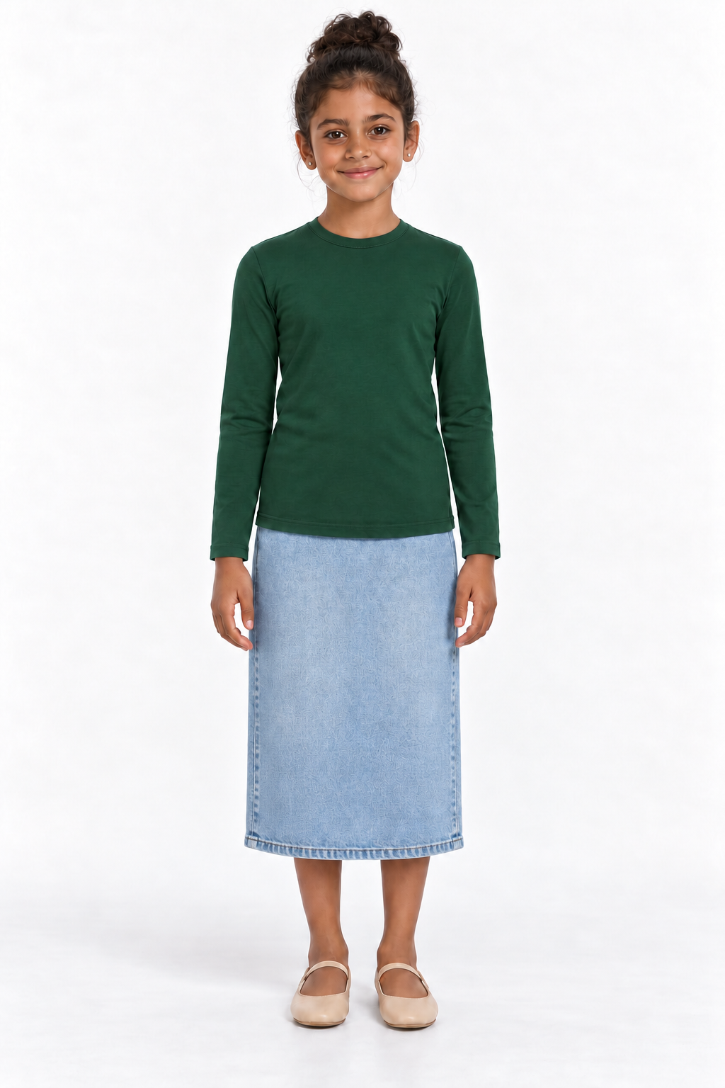 DS Girls Cotton Layering Shell – Long Sleeve
