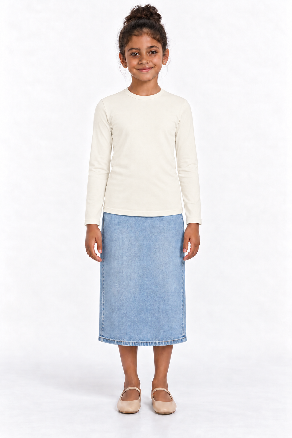 DS Girls Cotton Layering Shell – Long Sleeve