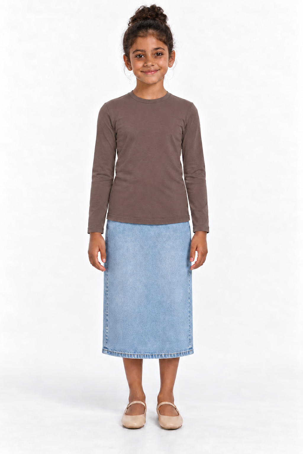 DS Girls Cotton Layering Shell – Long Sleeve