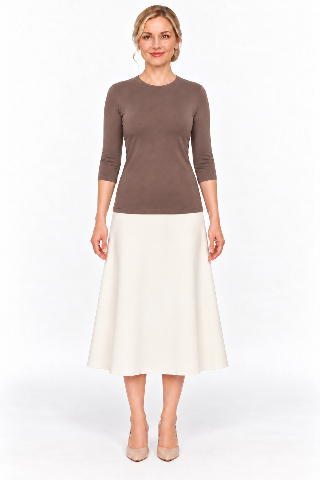 Cotton Layering Shell – 3/4 Sleeve