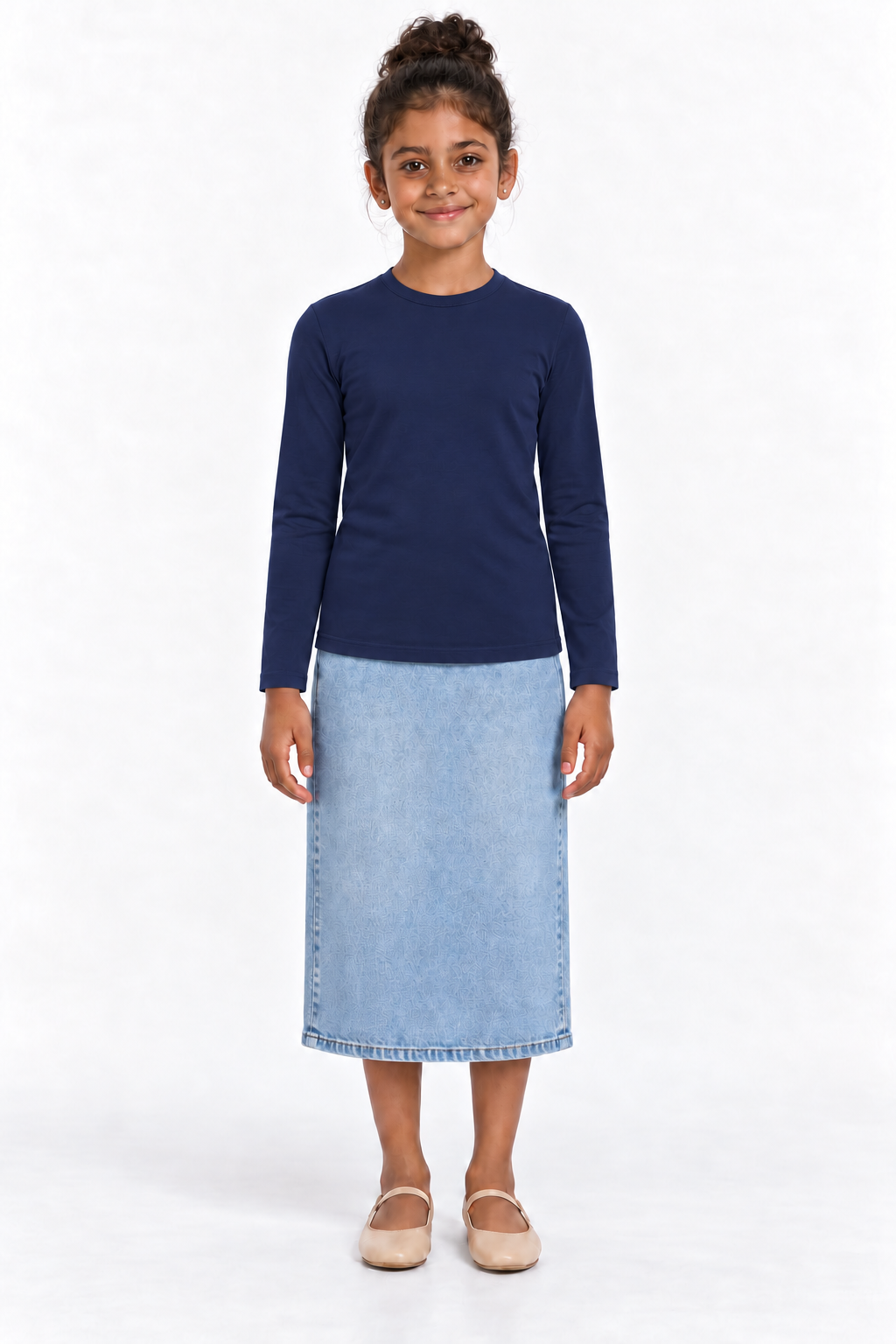 DS Girls Cotton Layering Shell – Long Sleeve