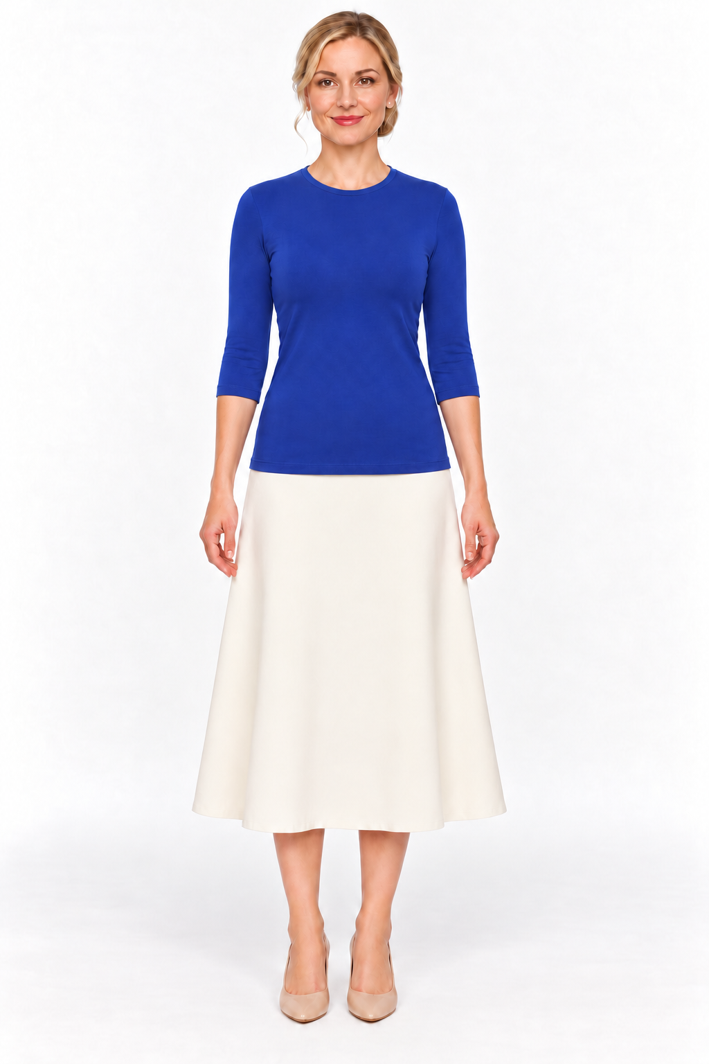 Cotton Layering Shell – 3/4 Sleeve