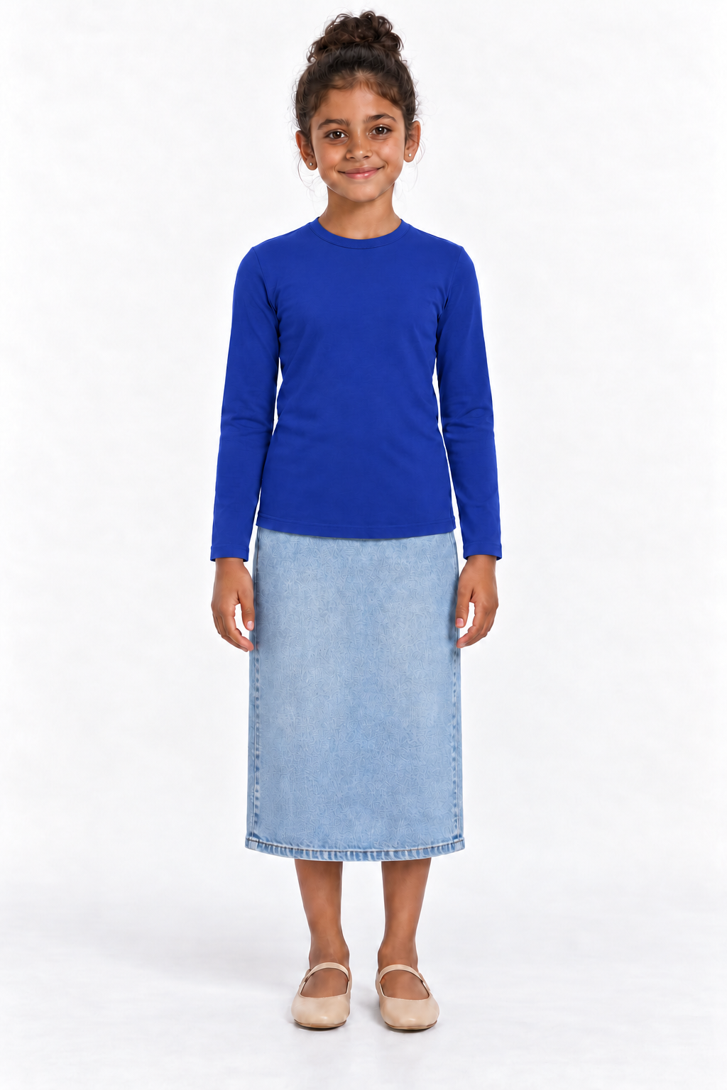 DS Girls Cotton Layering Shell – Long Sleeve