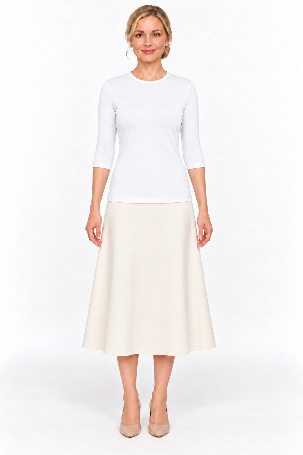 Cotton Layering Shell – 3/4 Sleeve