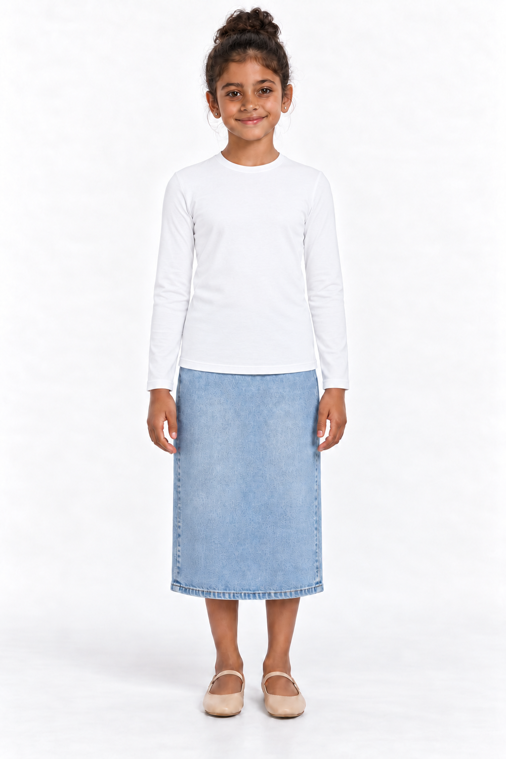 DS Girls Cotton Layering Shell – Long Sleeve