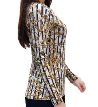 Modest Top Gold Scroll image 3