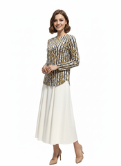 Modest Top Gold Scroll image 1
