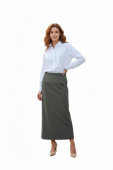 Modest Basic Yoke Skirt -  2 Lengths / 4 Colors image 6