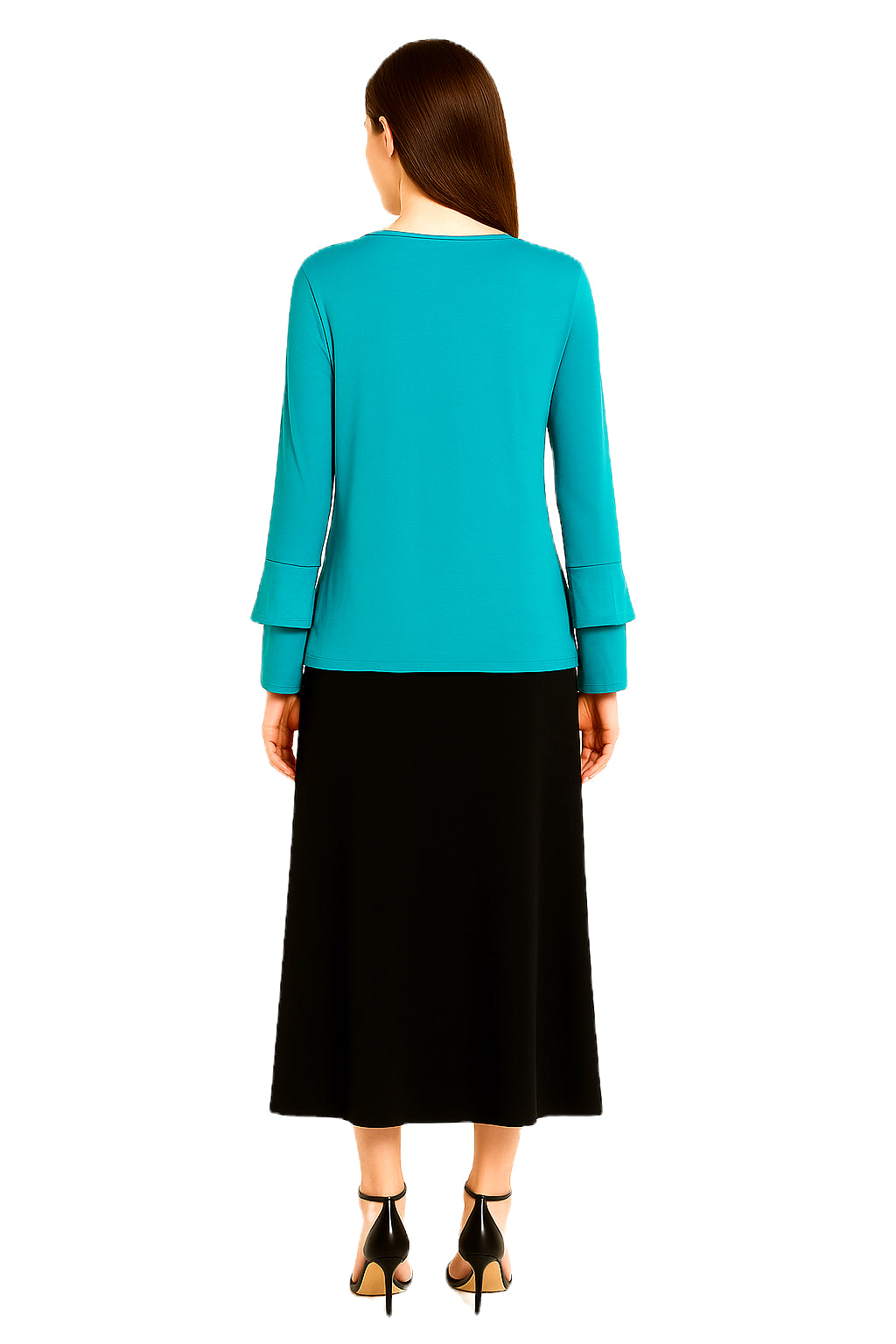 Modest Top Ruffle Sleeves 2 Colors image 3