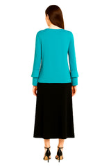 Modest Top Ruffle Sleeves 2 Colors image 3