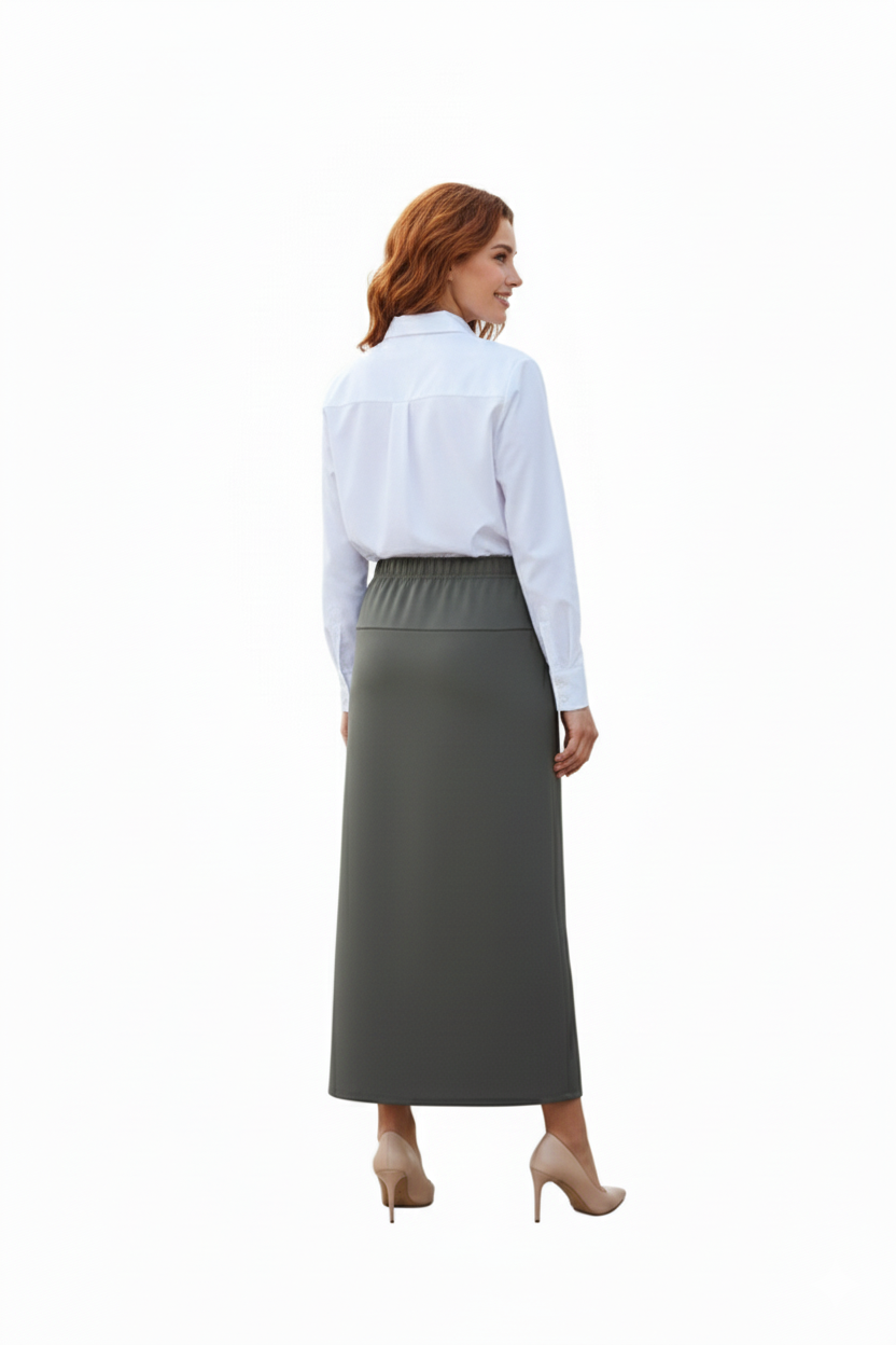 Modest Basic Yoke Skirt -  2 Lengths / 4 Colors image 7