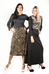 Modest Top Velvet Mixed Print image 6