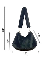 Stylish Faux Fur Bag image 4