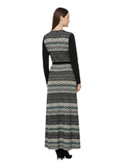 Modest Maxi Classic Geometric Knit Dress image 2