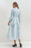 Floral Sky Print Midi Dress image 1
