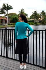 Modest Top/Shell Solid 6 Colors Plus Size image 5