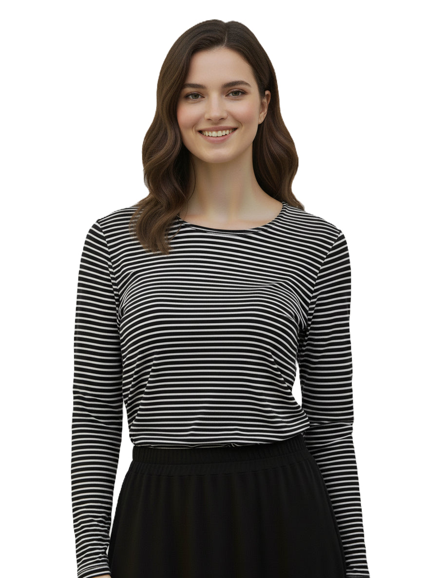 Modest Striped Top/Shell - 3 Colors Plus Size image 7