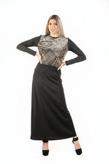 Modest Basic Yoke Skirt -  2 Lengths / 4 Colors image 0