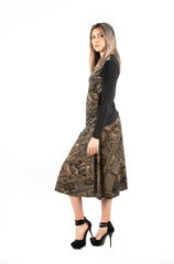 Modest Top Velvet Mixed Print image 4