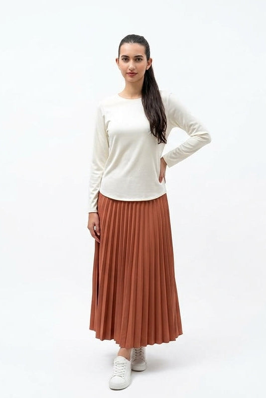 Modest Long-Sleeve Top & Layering Shell – 6 Colors
